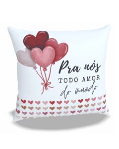 ALMOFADA 20X20 AMOR PRA NÓS
