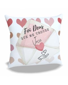 ALMOFADA 20X20 CARTA DE DEUS