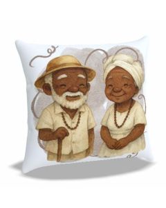 ALMOFADA AXÉ PRETOS VELHOS