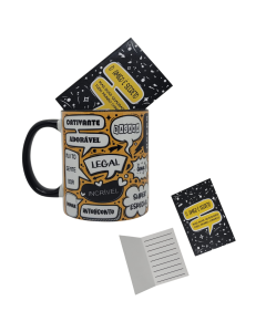 CANECA + CARTÃO AMIGO SECRETO