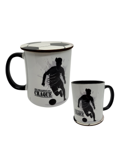 CANECA + ABAFADOR CRAQUE FUTEBOL