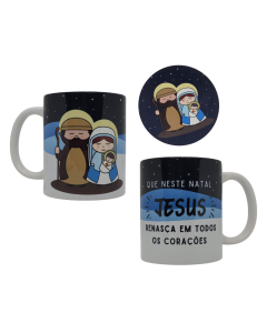 CANECA + ABAFADOR SAGRADA FAMÍLIA