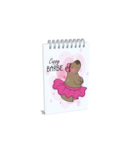 BLOCO DE ANOTAÇÕES CAPPYBARBIE