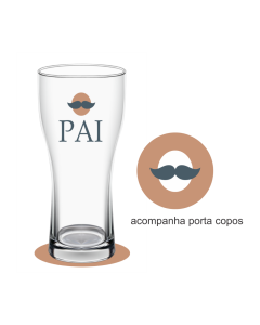 COPO + PORTA COPOS PAI ELEGANTE