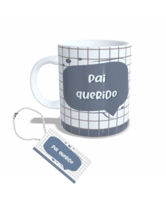 CANECA + CHAVEIRO PAI