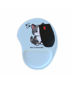 MOUSEPAD ERGONÔMICO MIAU