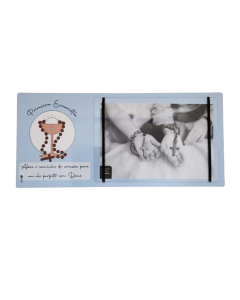 PORTA RETRATO EUCARISTIA AZUL