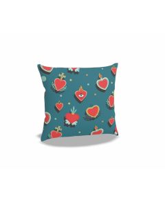 ALMOFADINHA 20X20 FRIDA CORAÇÕES SAGRADOS