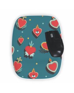 MOUSEPAD ERGONÔMICO CORAÇÕES SAGRADOS