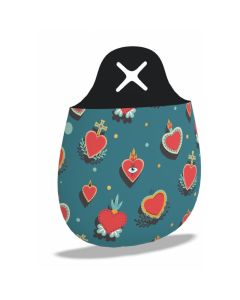 LIXEIRA FRIDA CORAÇÕES SAGRADOS