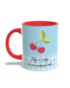 CANECA AZUL CEREJINHA