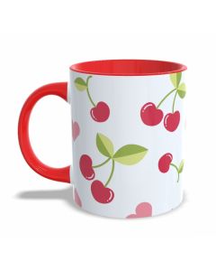 CANECA BRANCA CEREJINHAS