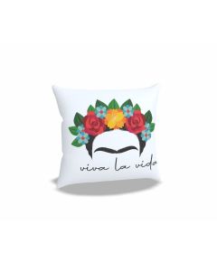 ALMOFADINHA 20X20 FRIDA BRANCA