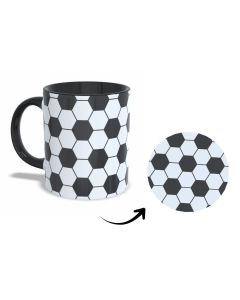 CANECA + ABAFADOR FUTEBOL PADRÃO