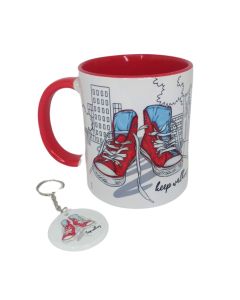 CANECA ALL STAR + CHAVEIRO 