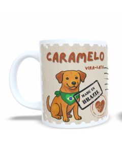 CANECA CACHORRO CARAMELO