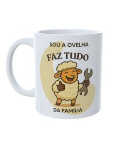 CANECA OVELHA FAZ TUDO