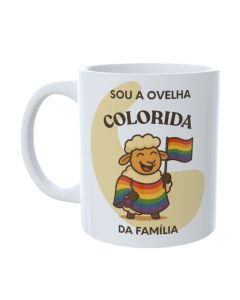 CANECA OVELHA COLORIDA