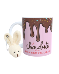 CANECA C/ CHAVEIRO CHOCOLATE