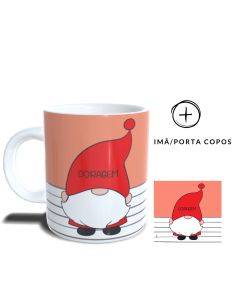 CANECA + IMÃ CORAGEM