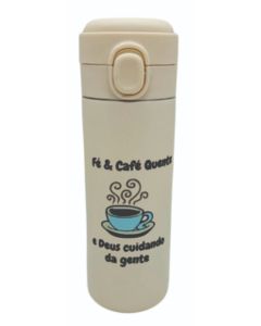 GARRAFA TÉRMICA CAFÉ E DEUS