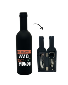 KIT ABRIDORES DE VINHO MELHOR AVÔ