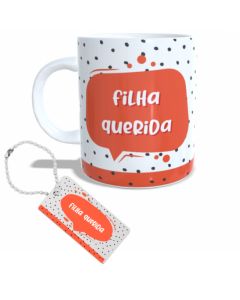 CANECA + CHAVEIRO FILHA