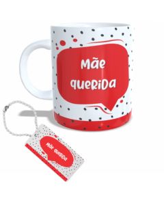 CANECA + CHAVEIRO MÃE
