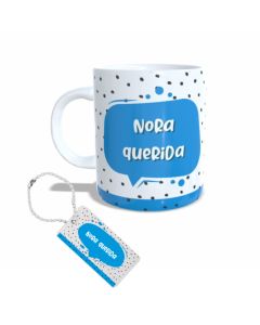 CANECA + CHAVEIRO NORA
