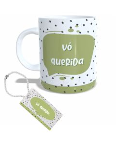 CANECA + CHAVEIRO VÓ