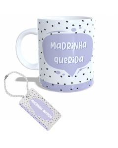 CANECA + CHAVEIRO MADRINHA