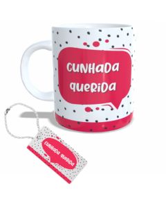 CANECA + CHAVEIRO CUNHADA