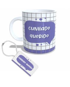CANECA + CHAVEIRO CUNHADO