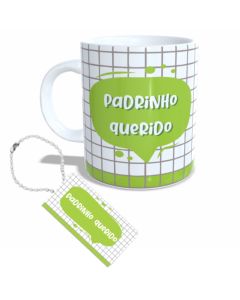 CANECA + CHAVEIRO PADRINHO