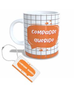 CANECA + CHAVEIRO COMPADRE