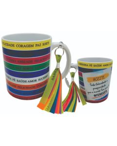 CANECA FITINHAS COM CHAVEIRO