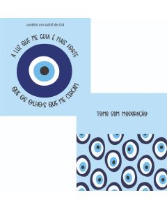 SACHÊ DE CHÁ OLHO GREGO