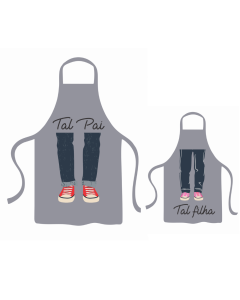 PAR DE AVENTAL TAL PAI TAL FILHA