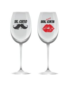 PAR TAÇAS VINHO SRS. CERTOS