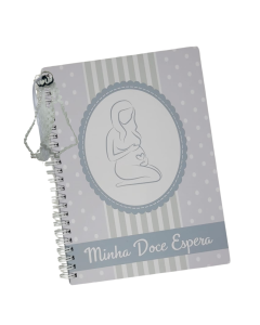 PLANNER MATERNIDADE FOLHAS DECORADAS
