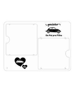 PORTA RETRATO PAI FUSCA