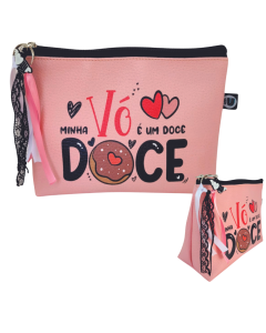 NECESSAIRE TRAPÉZIO M DOCE DE VÓ