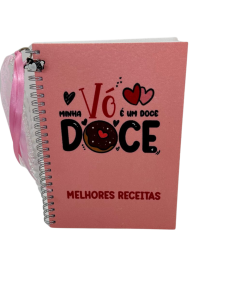 CADERNO DE RECEITAS DOCE DE VÓ