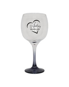 TAÇA DE GIM AMOR DA VIDA