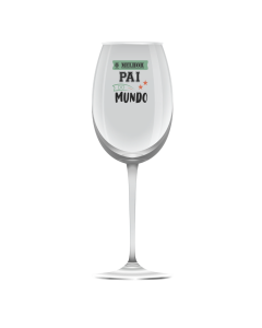 TAÇA DE VINHO MELHOR PAI
