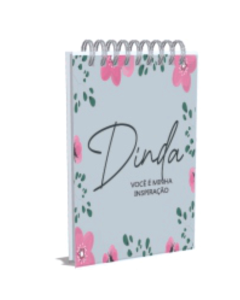 BLOCO DE ANOTAÇÕES DINDA INSPIRAÇÃO