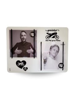 PORTA RETRATO PAI MOTO