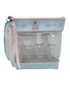 NECESSAIRE COM FRASCOS YOGUE-SE