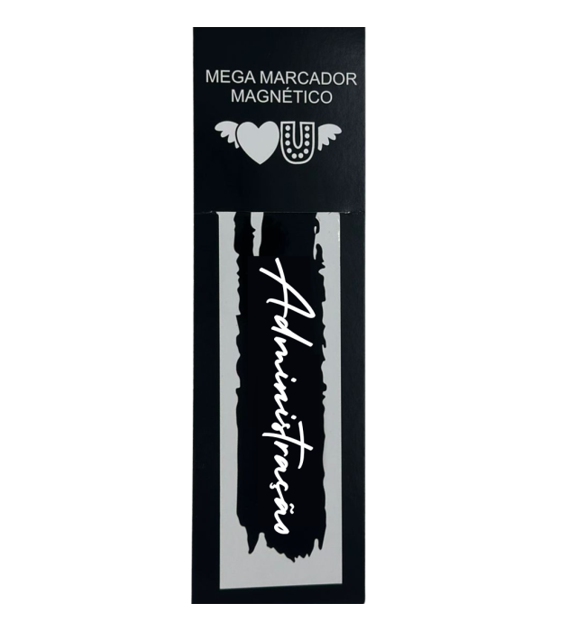MARCADOR DE PÁGINA MAGNÉTICO ADMINISTRAÇÃO