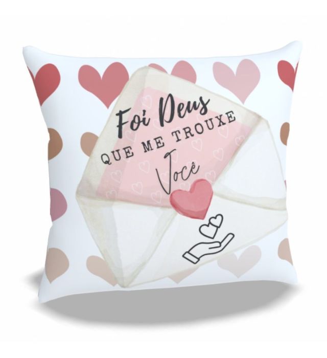 ALMOFADA 20X20 CARTA DE DEUS